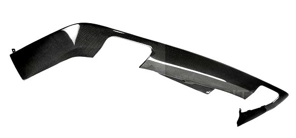 2008-2014 Dodge Challenger RT Carbon Fiber Rear Valance 