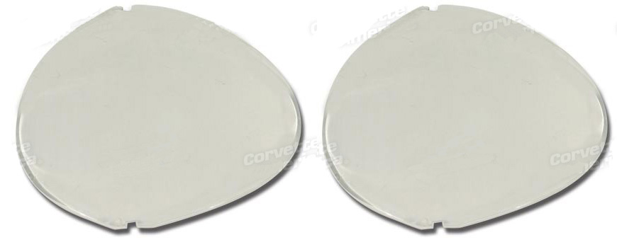 1968-1977 C3 Corvette Speedometer/Tachometer Lens Pair - Clear