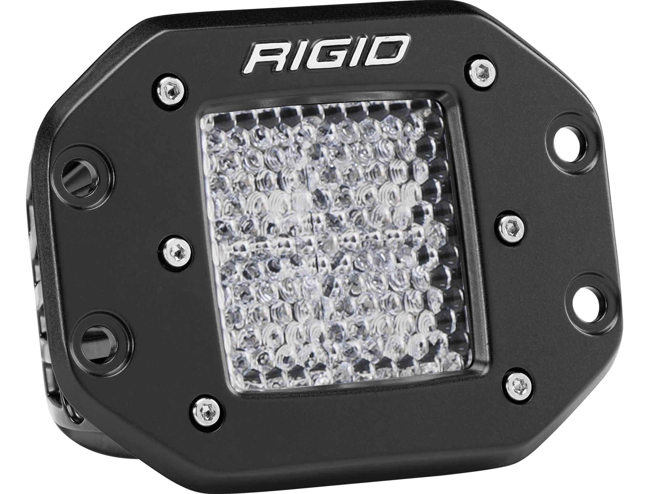 Diffused Flush Mount Black D-Series Pro RIGID Lighting 211513