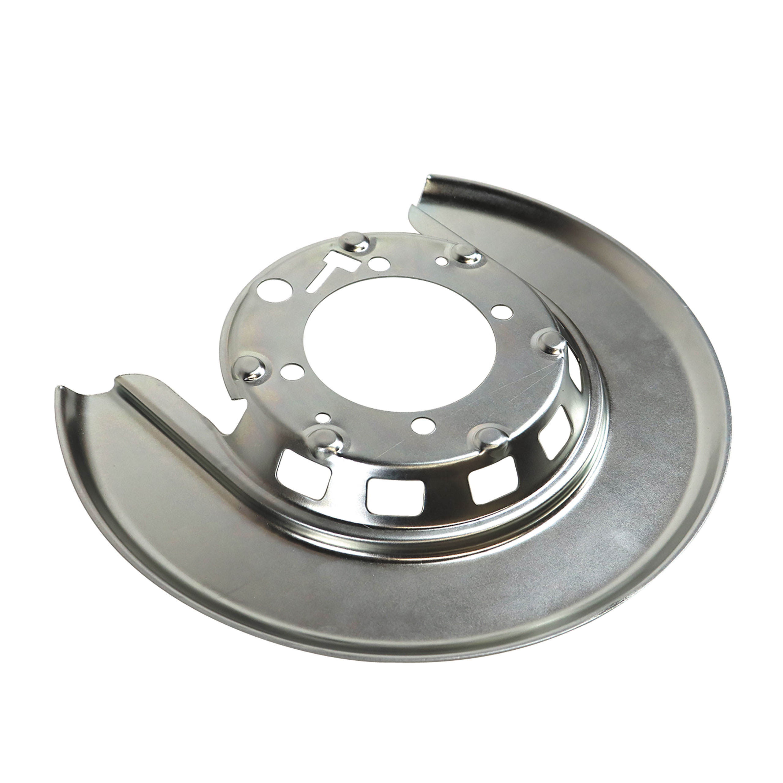 1965-1975 C2 C3 Rear Backing Plate Shield Silver LH