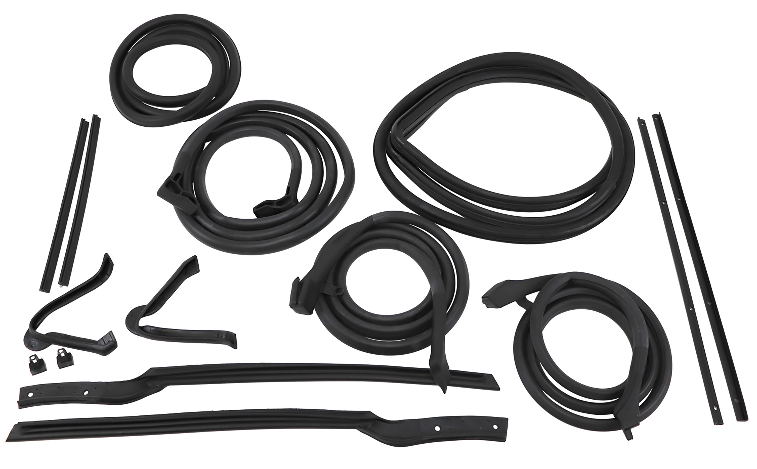 1963-1967 C2 Corvette Weatherstrip Kit - Body Convertible 17 Piece - USA