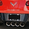 C7 Corvette Billet Rear License Plate Frame