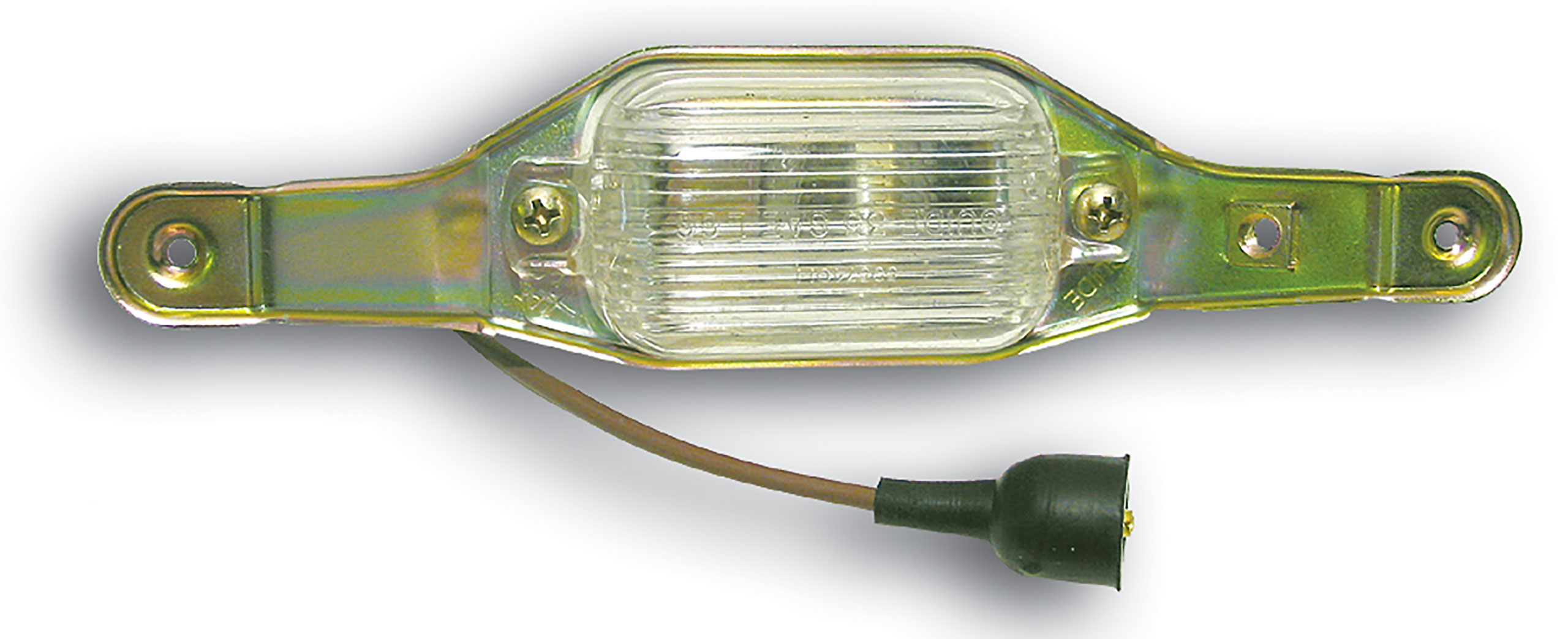 1968-1971 C3 Corvette License Light Assembly W/Fiber Optic