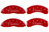 2013 Cadillac XTS Caliper MGP Caliper Covers Red 