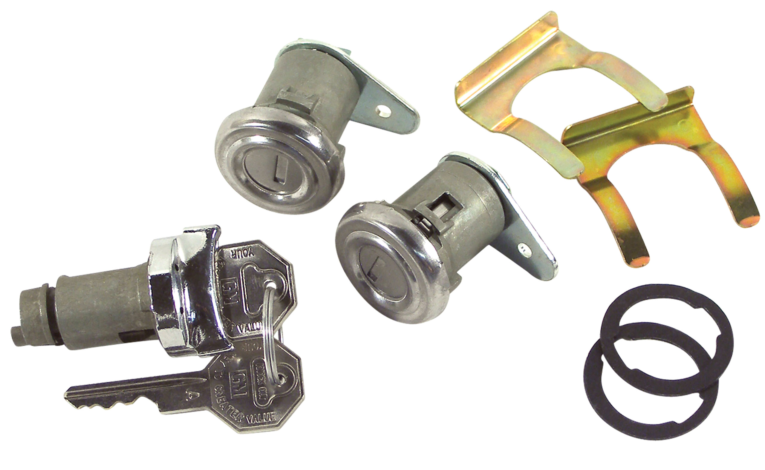 1956-1960 C1 Corvette Lock Set Ignition/Doors