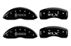 2011-2013 Lincoln MKX MGP Caliper Covers Black 