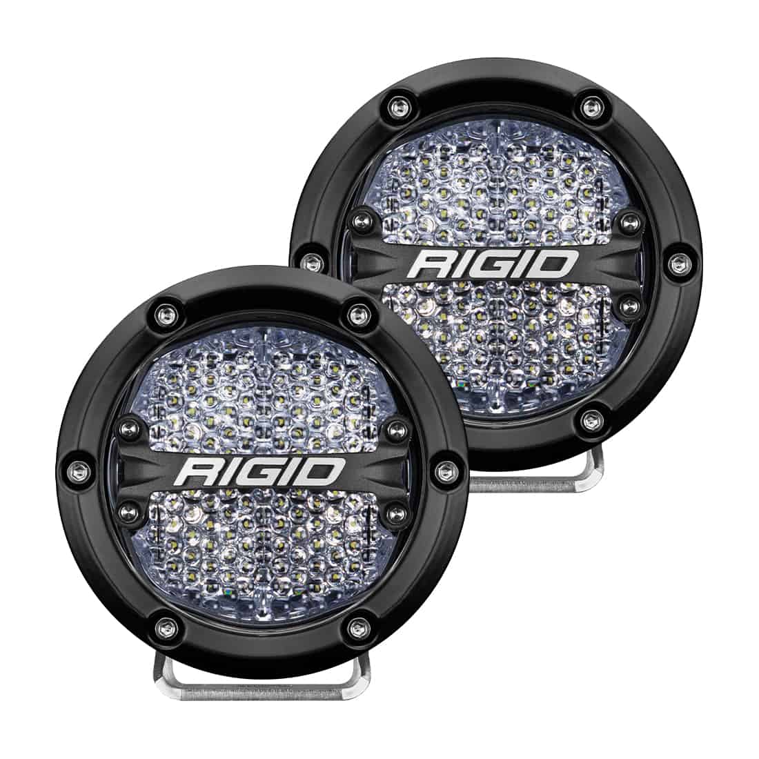 360-Series 4 Inch Led Off-Road Diffused White Backlight Pair RIGID Lighting 36208