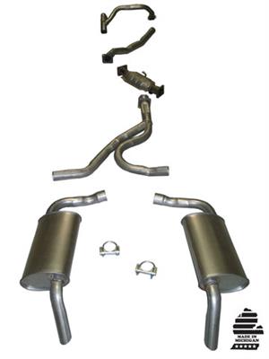 1977-1978 C3 Corvette Exhaust System 1977 All, 1978 L48 Except California