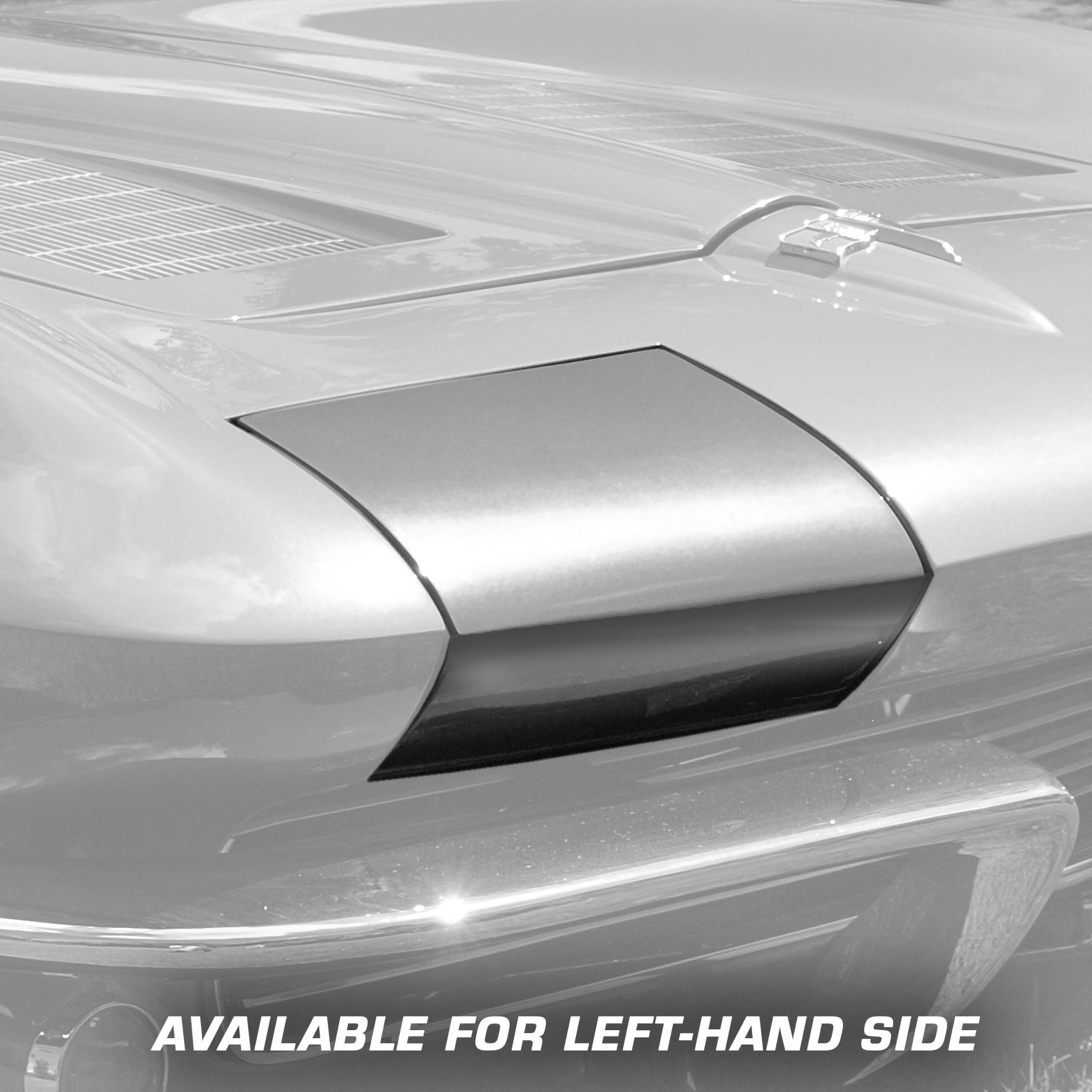 1963 C2 Corvette Headlight Bucket Fiberglass Skin LH
