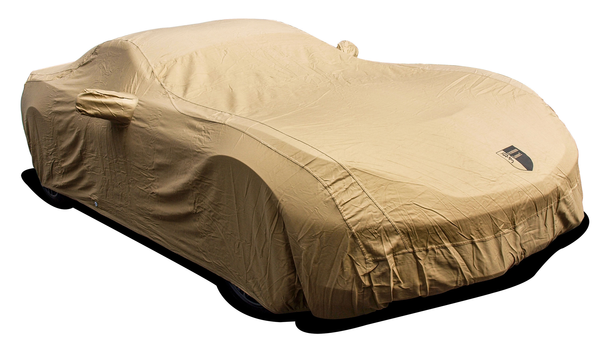 2014-2019 C7 Corvette Premium Flannel Indoor Car Cover - Tan - Coupe & Convertible (Exc Z06)