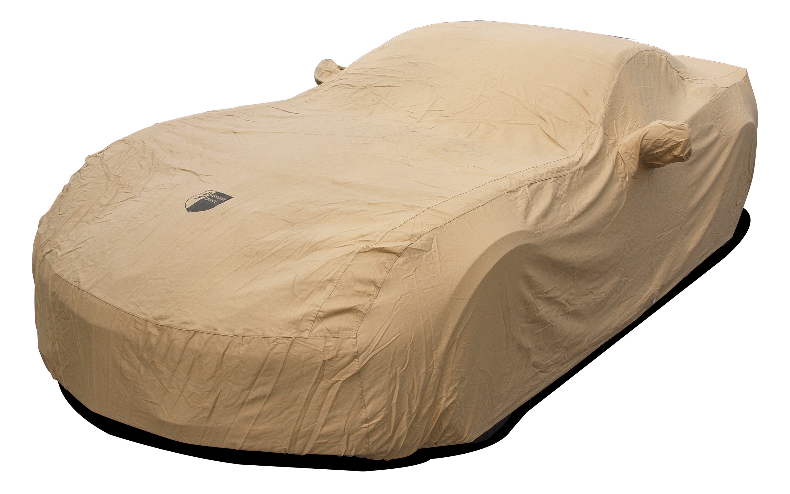 2015-2019 C7 Corvette Premium Flannel Indoor Car Cover - Tan - Z06 Coupe & Convertible