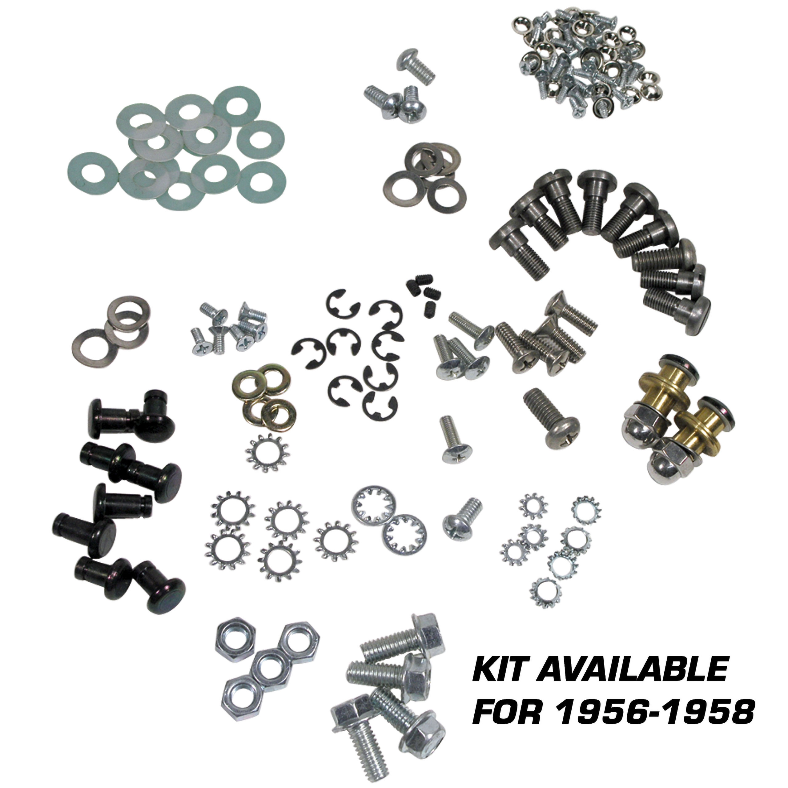 1956-1958 C1 Corvette Softtop Frame Rebuild Hardware Kit