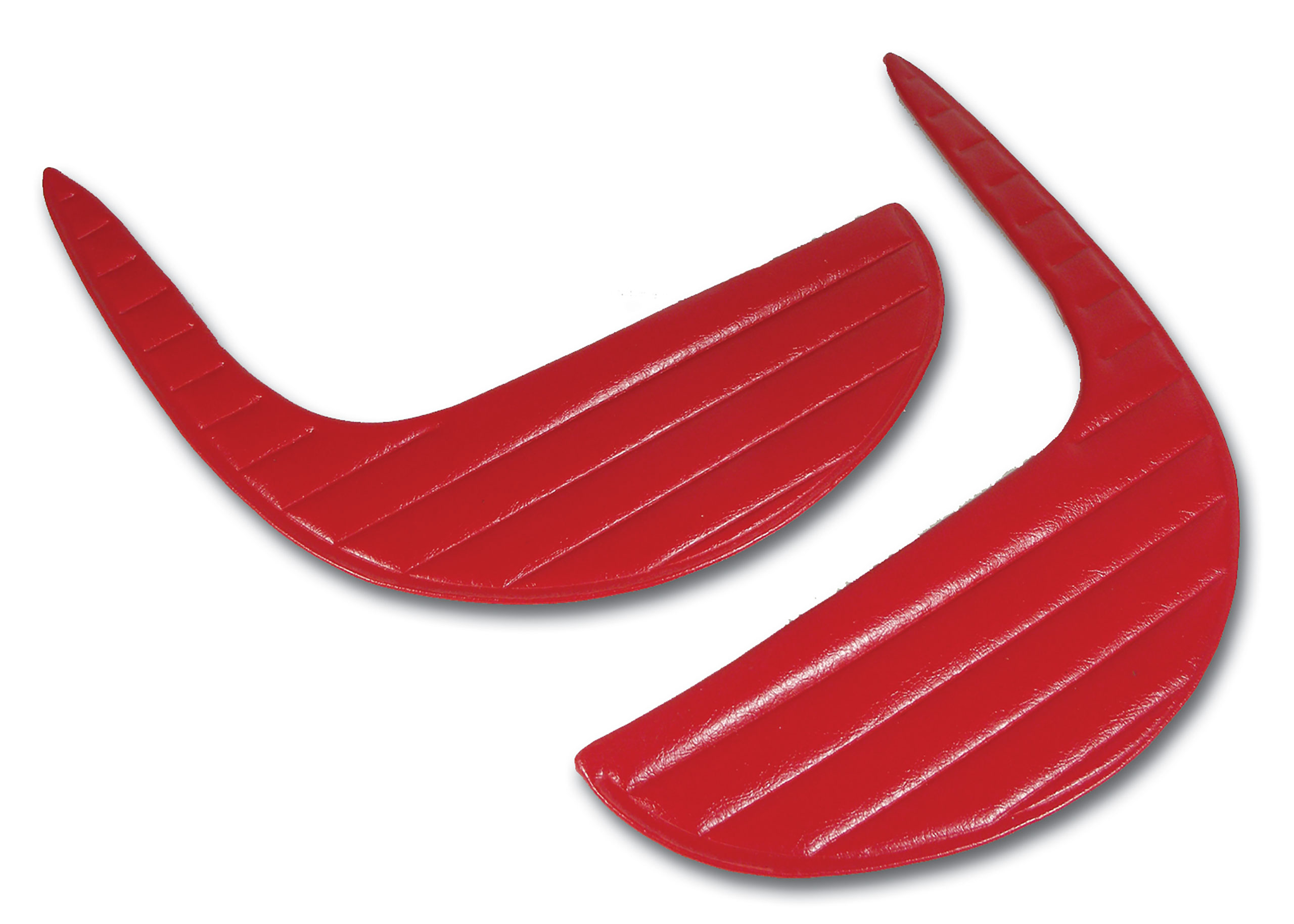 1962 C1 Corvette Kick Inserts Red