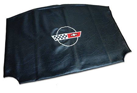 C4 Corvette Embroidered Top Bag. Black with 84-90 Logo