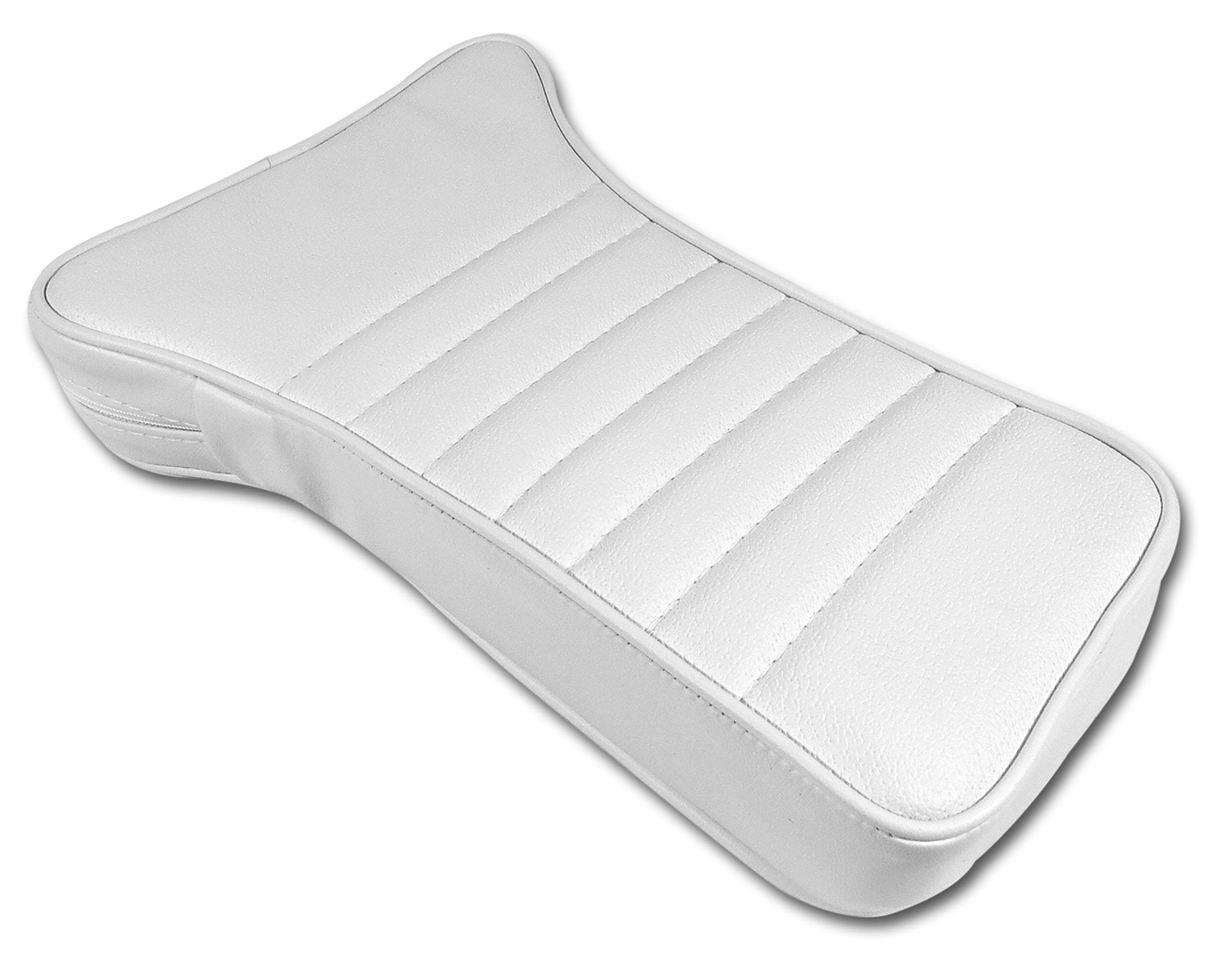 1967 C2 Corvette Reproduction Center Armrest - White Vinyl