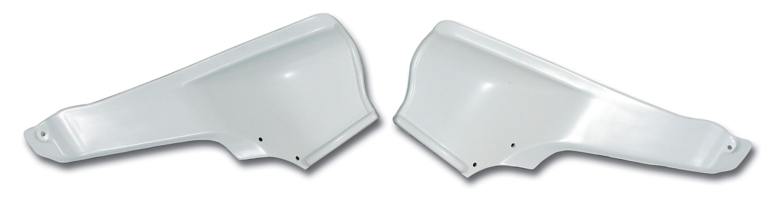 1964-1967 C2 Corvette Interior Rear Quarter Panels White Convertible