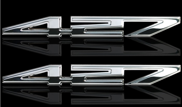 C6 Corvette 427 Billet Aluminum Hood Emblems - RPIDesigns.com