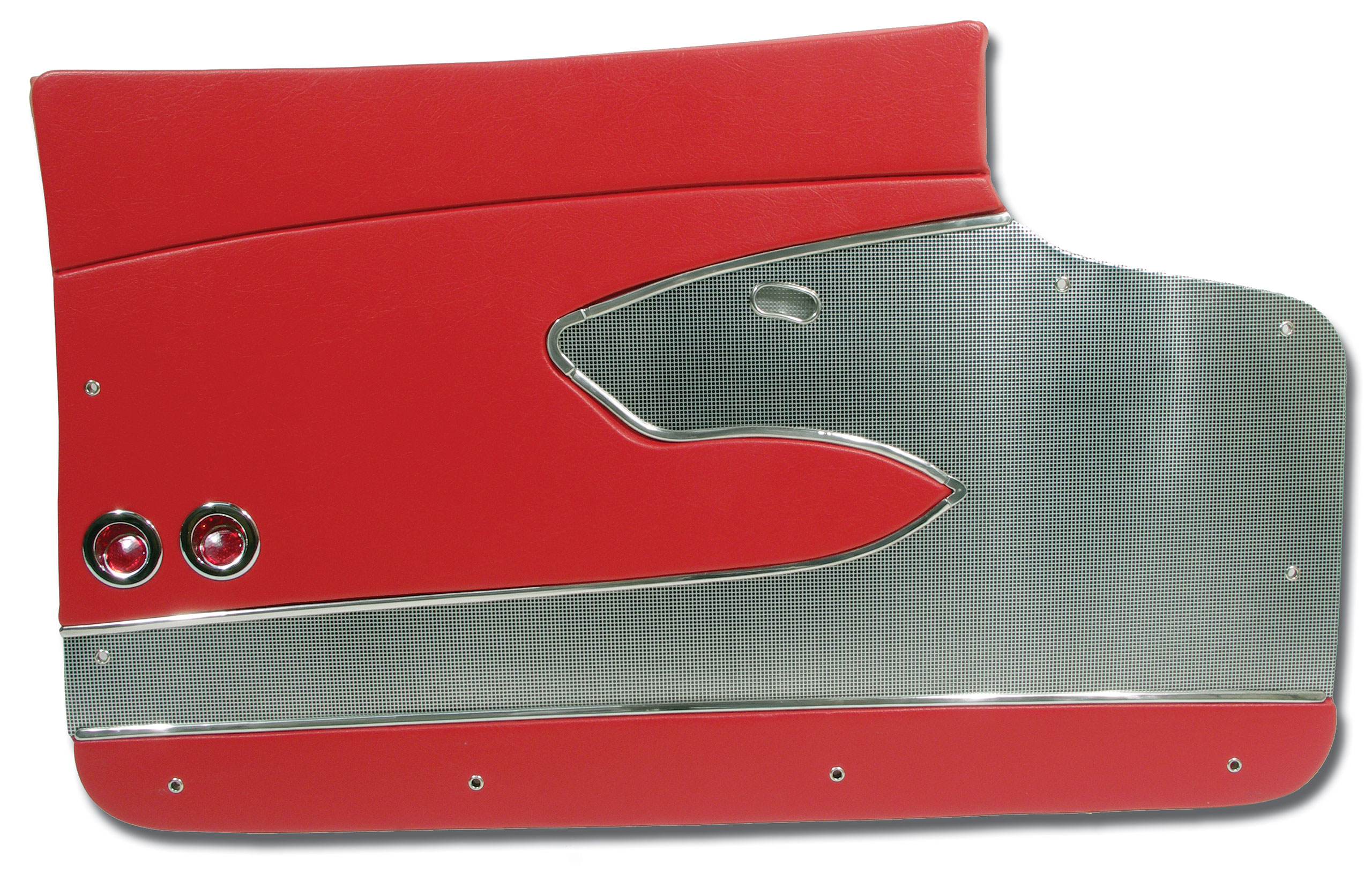 1959 C1 Corvette Door Panels Red Deluxe