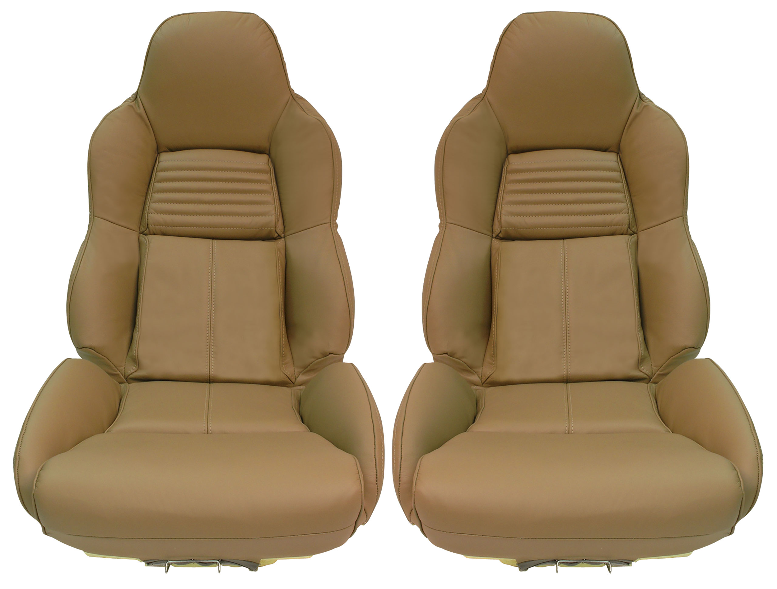 1994-1996 C4 Corvette Mounted Leather Seat Covers Beige Standard
