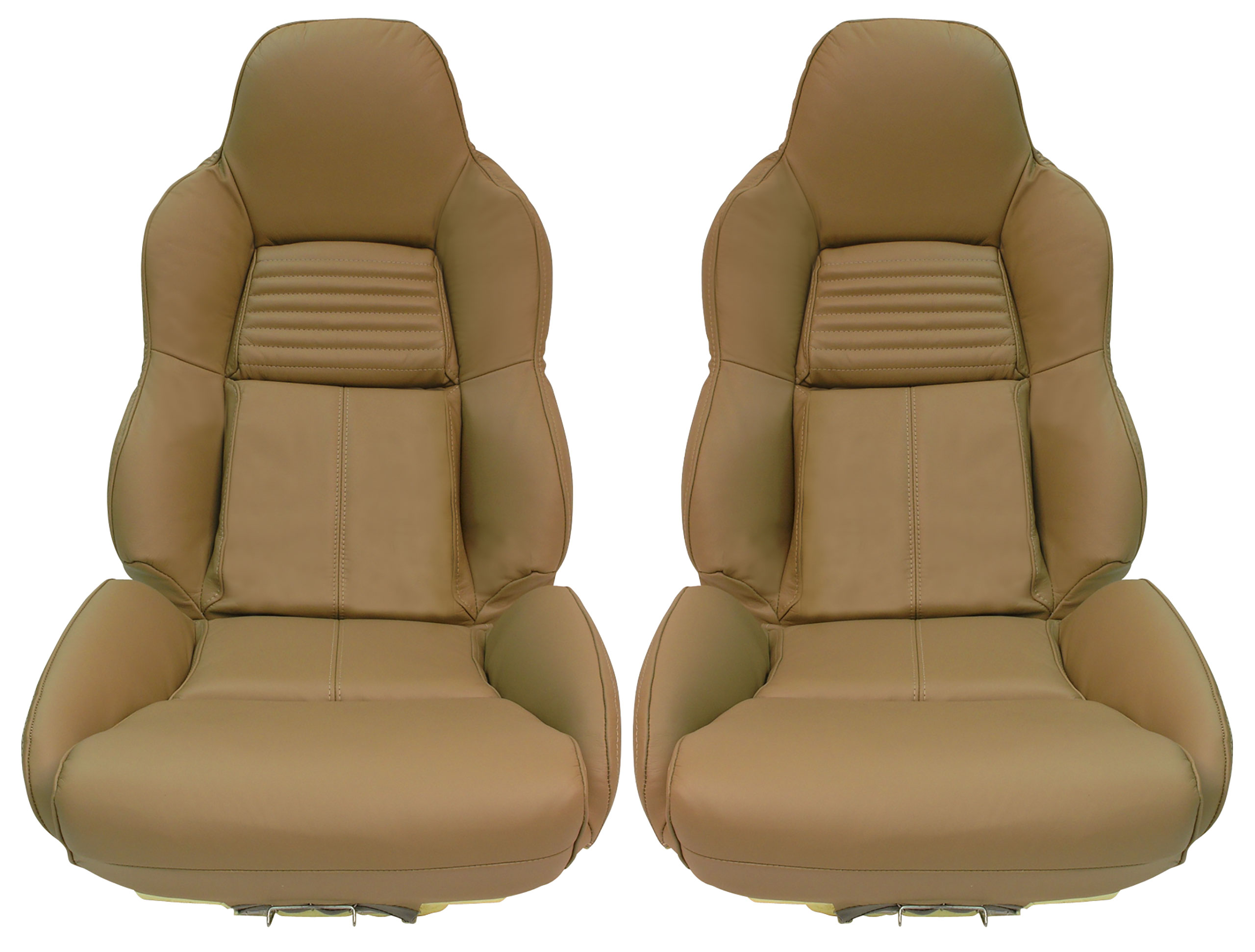 1994-1996 C4 Corvette Mounted Leather Seat Covers Beige Standard