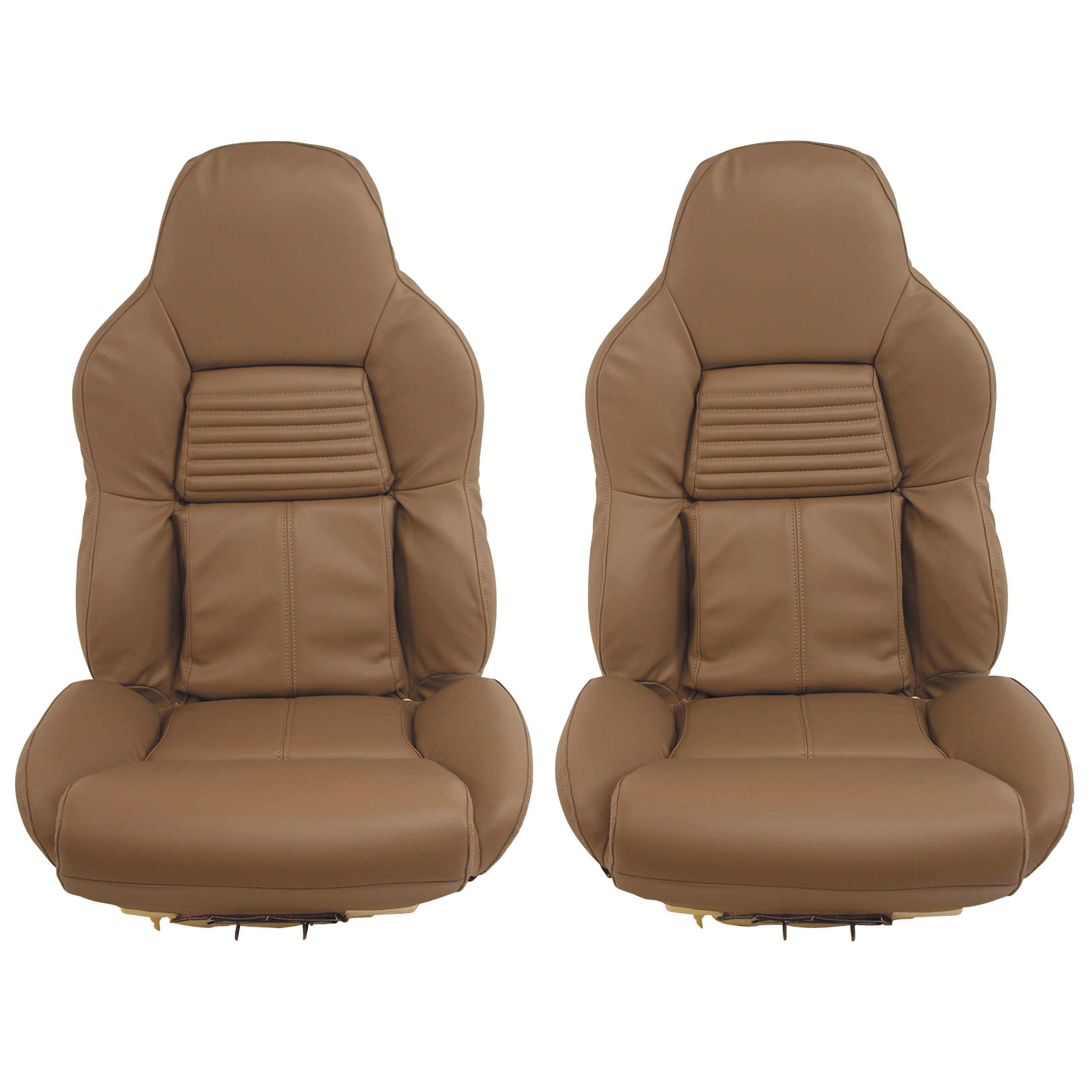 1994-1996 C4 Corvette Mounted "Leather-Like" Vinyl Seat Covers Beige Standard