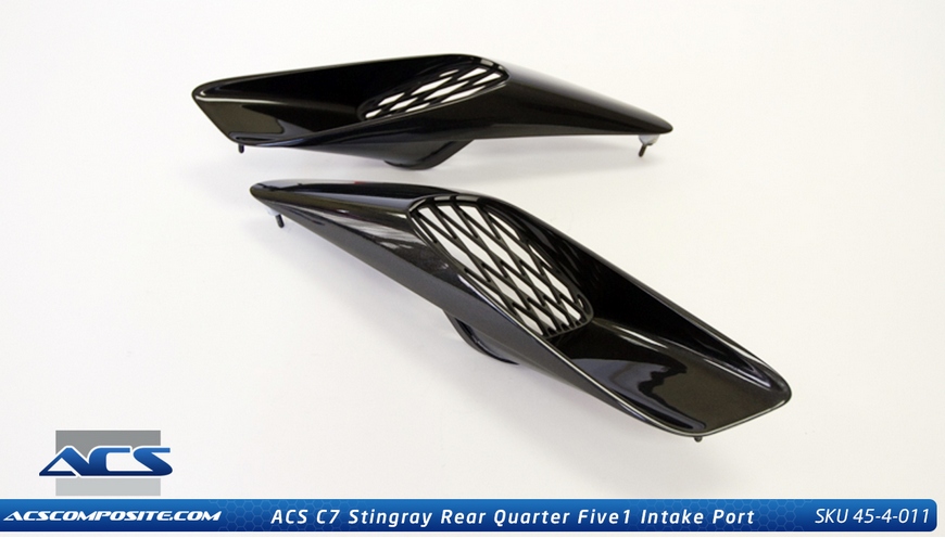 C7 Corvette Stingray ACS Rear Quarter Five1 Intake Ports