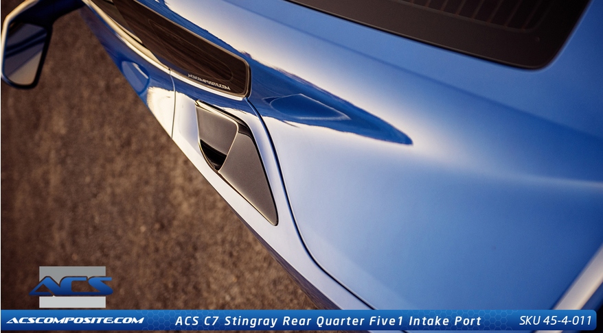 C7 Corvette Stingray ACS Rear Quarter Five1 Intake Ports