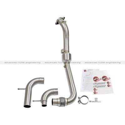 2015-2017 Ford Mustang EcoBoost aFe Twisted Steel Down-Pipe (Street) 2015-2017 Ford Mustang EcoBoost aFe Twisted Steel Down-Pipe (Street)