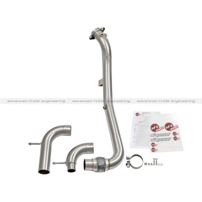 2015-2017 Ford Mustang EcoBoost aFe Twisted Steel Down-Pipe (Race) 2015-2017 Ford Mustang EcoBoost aFe Twisted Steel Down-Pipe (Race)