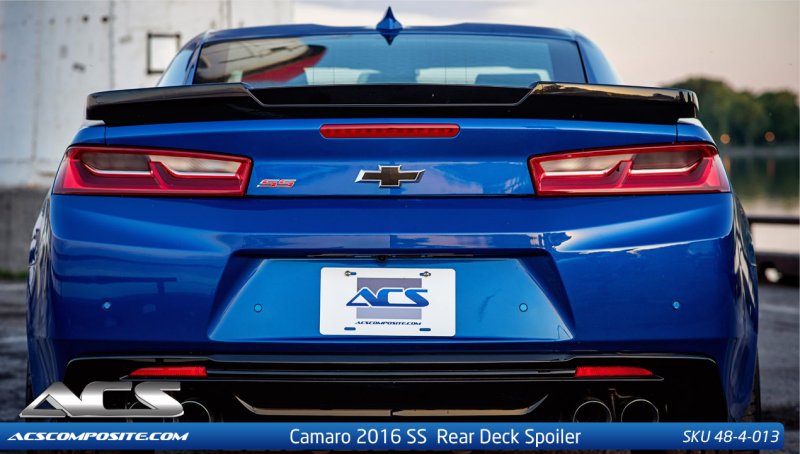 2016 2017 6th Generation Camaro SS ACS Spoiler 48-4-013