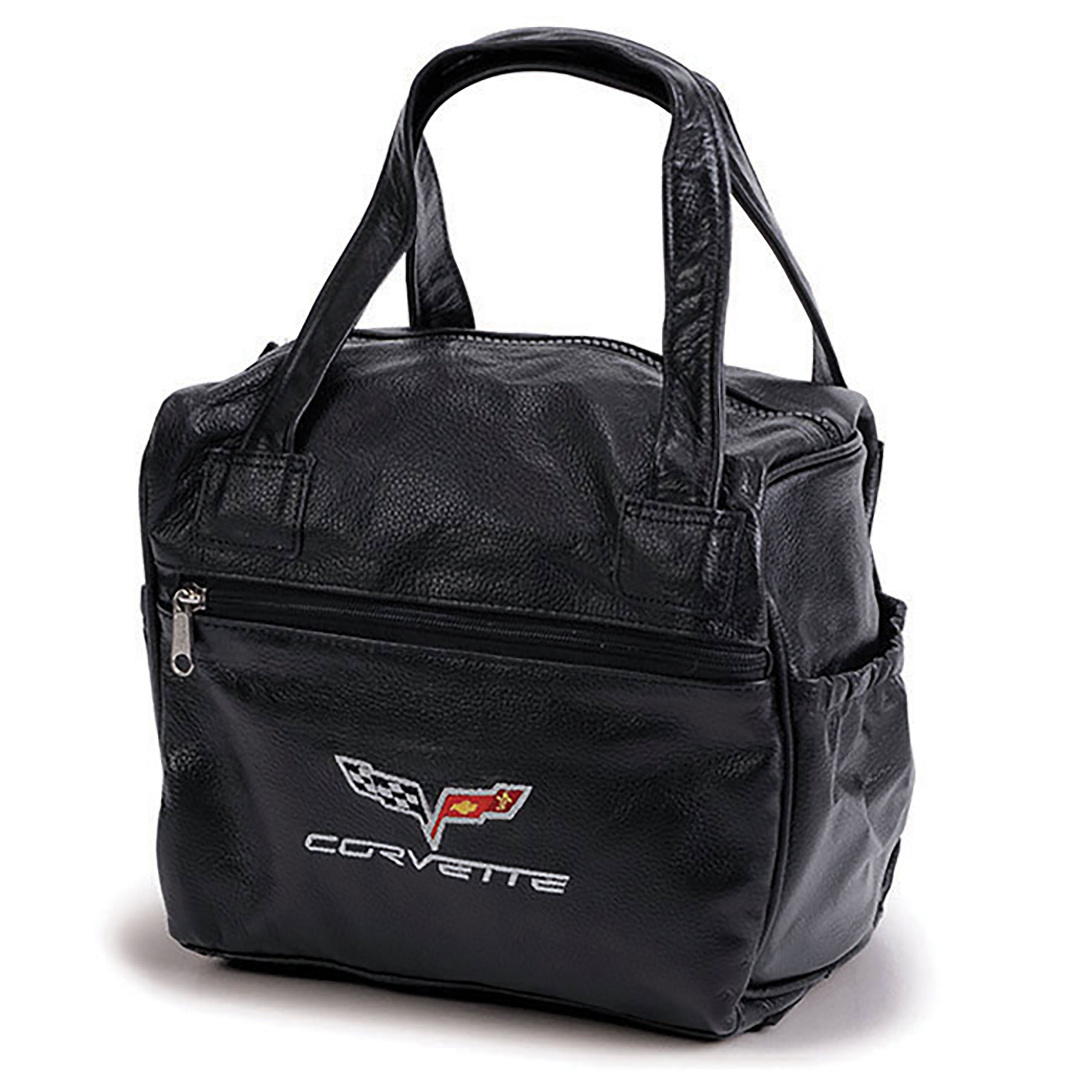 2005-2013 C6 Corvette Leather Car Kit - W/C6 Logo & Script - Black