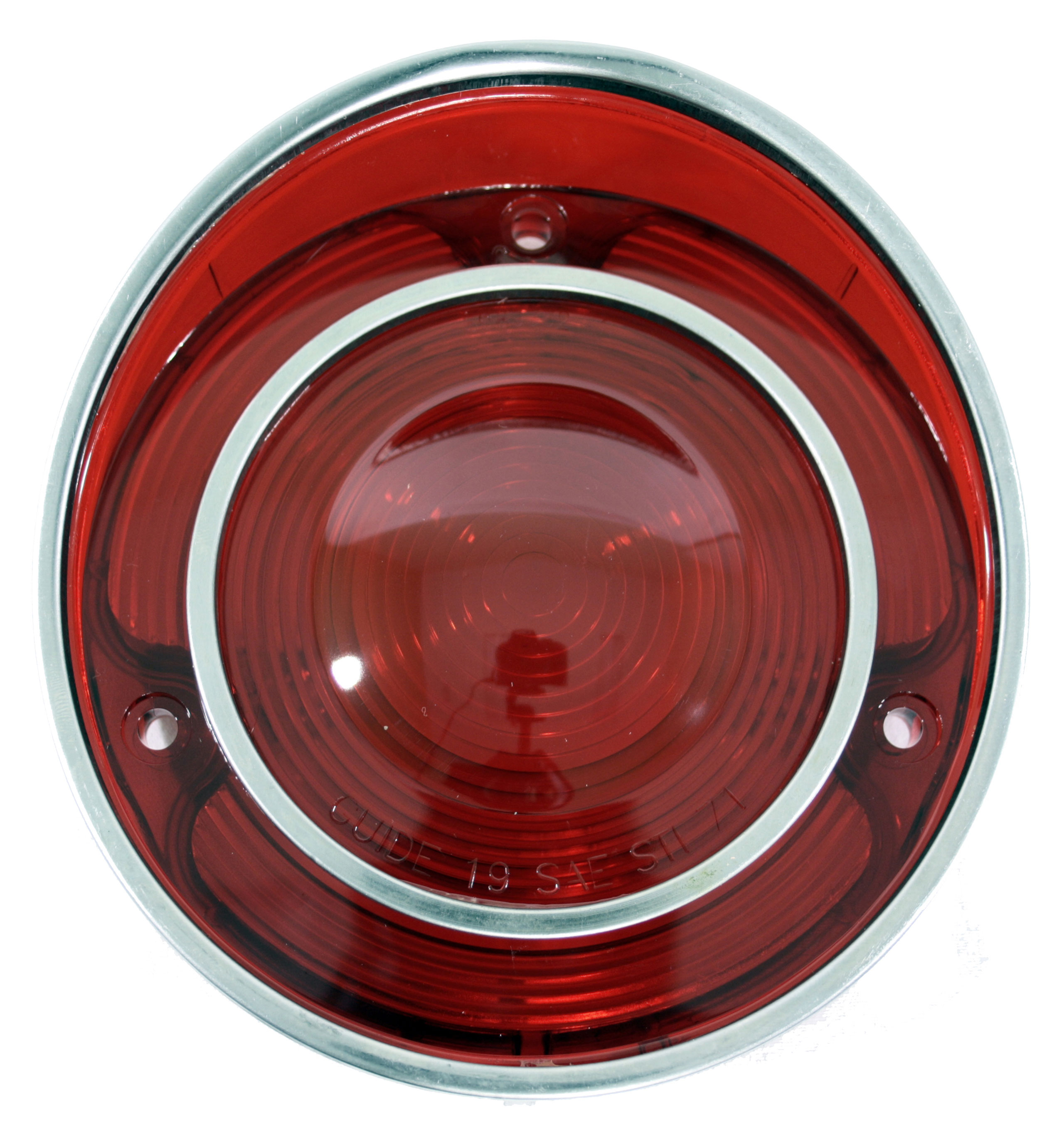 1971-1973 C3 Corvette Tail Light Lens - 1971L - With Domed Center