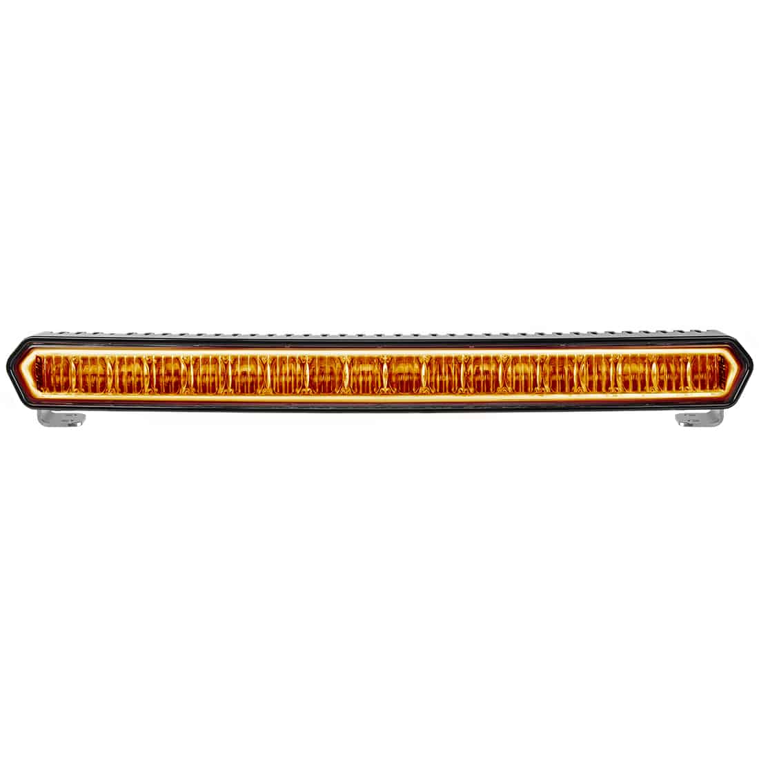 20 Inch LED Light Bar Black W/Amber Halo Off Road SR-L Series RIGID Lighting 63003