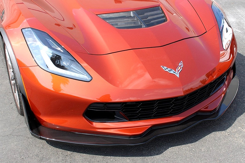 HIS Adatta per Chevrolet Corvette C7 2014-2019 Auto Real Fibra di Carbonio in Fibra di Carbonio Porta Altoparlante Controllo del Telaio del Telaio di Controllo Adesivo Accessori 