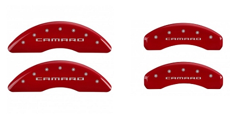 6th Gen Camaro MGP Red Caliper Covers SS