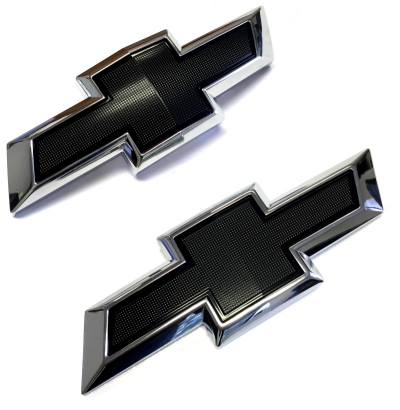 2016-2023 6th Generation Camaro Black Front / Rear Bowties Emblems Package  