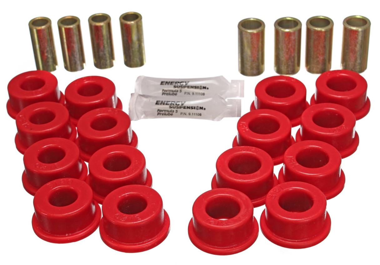 1984-1995 C4 Corvette Rear Trailing Arm Bushing Set - Red