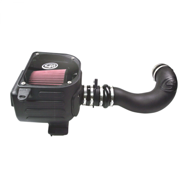 Cold Air Intake For 07-08 GMC Sierra 4.8L, 5.3L, 6.0L Oiled Cotton Cleanable Red S&B Filters 75-5021