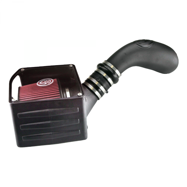 Cold Air Intake For 99-06 GMC Sierra 4.8L, 5.3L, 6.0L Oiled Cotton Cleanable Red S&B Filters 75-5036
