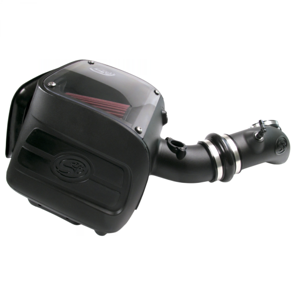 Cold Air Intake For 09-13 GMC Sierra 1500 Oiled Cotton Cleanable Red S&B Filters 75-5059
