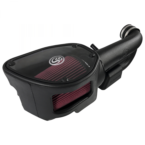 Cold Air Intake For 12-18 Jeep Wrangler JK V6-3.6L Oiled Cotton Cleanable Red S&B Filters 75-5060