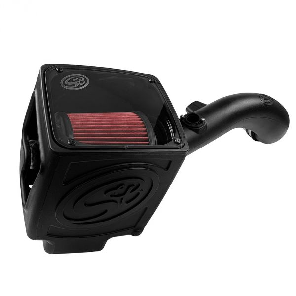 Cold Air Intake For 09-13 Chevrolet Silverado/ Sierra 2500 / 3500 6.0L Cotton Cleanable Red S&B Filters 75-5061-1