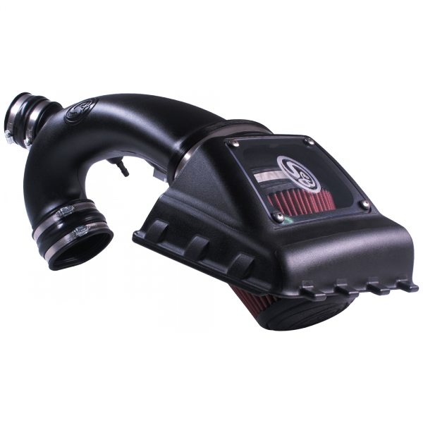 Cold Air Intake For 11-14 Ford F150 V6-3.5L Ecoboost Oiled Cotton Cleanable Red S&B Filters 75-5067
