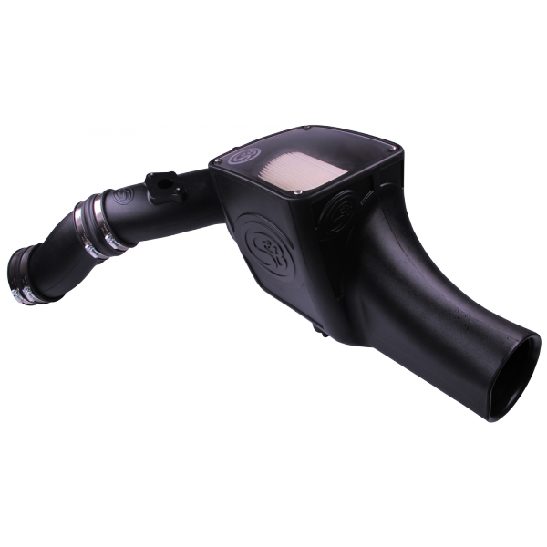 Cold Air Intake For 03-07 Ford F250 F350 F450 F550 V8-6.0L Powerstroke Dry Expandable White S&B Filters 75-5070D