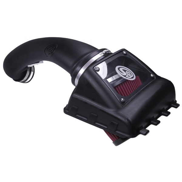 Cold Air Intake For 11-14 Ford F150 V8-5.0L Oiled Cotton Red
