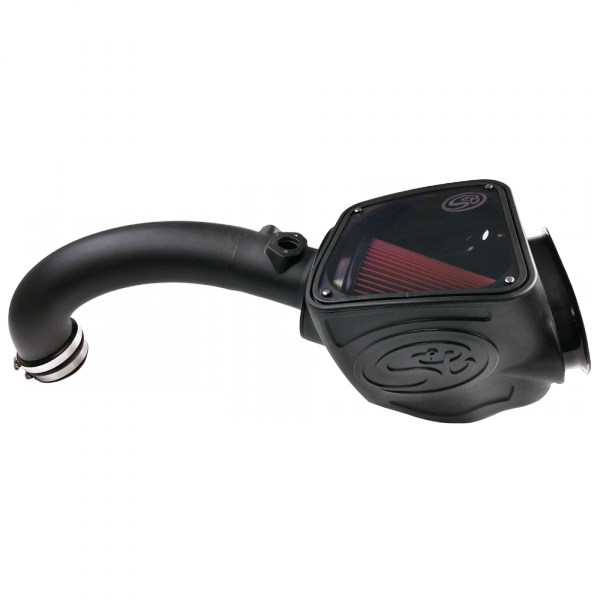 Cold Air Intake For 16-18 Nissan Titan, V8-5.0L Cummins Oiled Cotton Cleanable Red S&B Filters 75-5082
