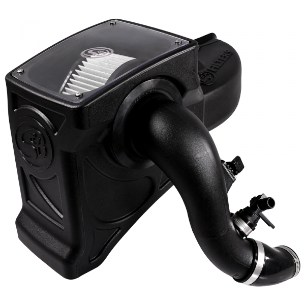 Cold Air Intake For 16-19 Chevrolet Colorado GMC Canyon 2.8L Duramax Dry Dry Expandable White S&B Filters 75-5086D