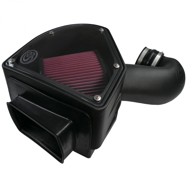Cold Air Intake For 94-02 Dodge Ram 2500 3500 5.9L Cummins Cotton Cleanable Red S&B Filters 75-5090