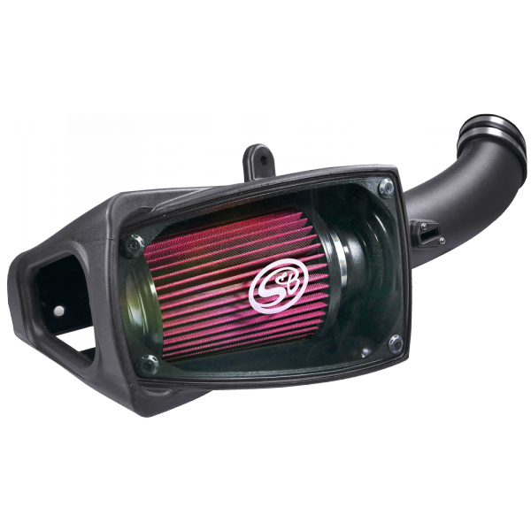 Cold Air Intake For 11-16 Ford F250 F350 V8-6.7L Powerstroke Cotton Cleanable Red S&B Filters 75-5104