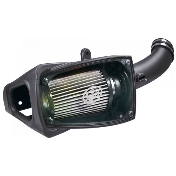 Cold Air Intake For 11-16 Ford F250 F350 V8-6.7L Powerstroke Dry Expandable White S&B Filters 75-5104D